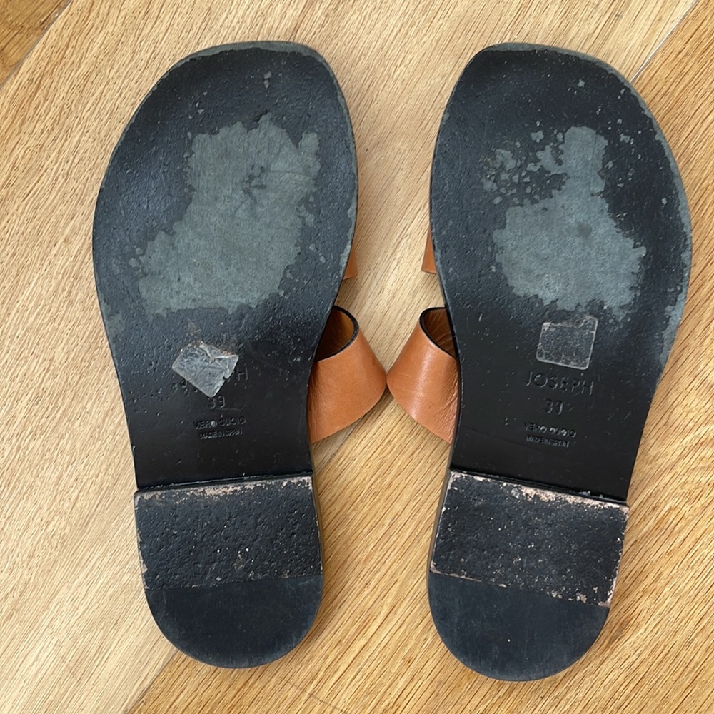 Joseph tan leather sandals - Picture 2 of 2
